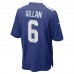 Игровая джерси Jamie Gillan New York Giants Nike - Royal