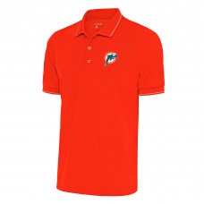 Поло Miami Dolphins Antigua Team Logo Throwback Affluent - Orange