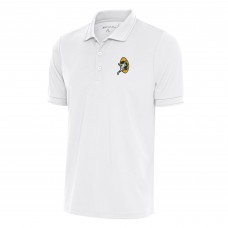 Поло Green Bay Packers Antigua Team Logo Throwback Affluent - White