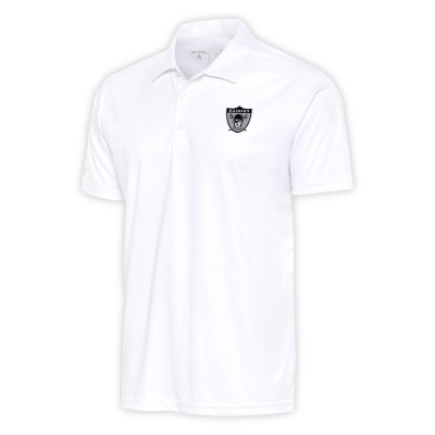 Поло Las Vegas Raiders Antigua Team Logo Throwback Apex - White
