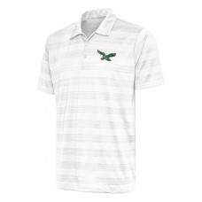 Поло Philadelphia Eagles Antigua Team Logo Throwback Compass - White