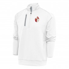 Кофта на короткой молнии San Francisco 49ers Antigua Team Logo Throwback Generation - White