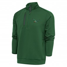 Кофта с длинным рукавом на короткой молнии Philadelphia Eagles Antigua Team Logo Throwback Generation- Green