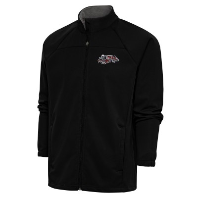 Кофта на молнии Cincinnati Bengals Antigua Team Logo Throwback Links - Black
