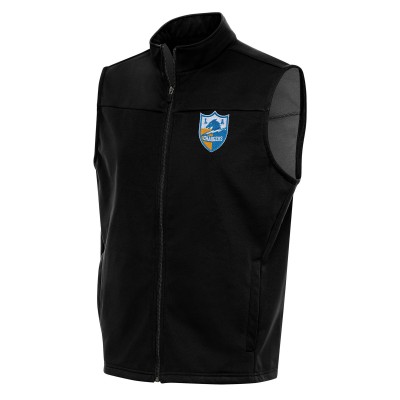 Жилетка Los Angeles Chargers Antigua Team Logo Throwback Links Golf - Black