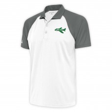 Поло New York Jets Antigua Team Logo Throwback Nova - White/Steel
