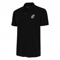Поло New Orleans Saints Antigua Team Logo Throwback Tribute - Black