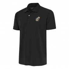 Поло New Orleans Saints Antigua Team Logo Throwback Tribute - Charcoal