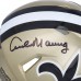 Autographed New Orleans Saints Archie Manning Fanatics Authentic Riddell 1976-99 Throwback Logo Speed Mini Helmet