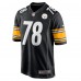 Игровая джерси James Daniels Pittsburgh Steelers Nike Game Player - Black