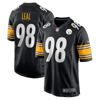 Джерси Pittsburgh Steelers DeMarvin Leal Nike Black Game Player