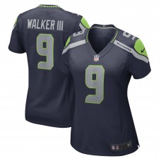 Женская футболка Seattle Seahawks Kenneth Walker III Nike Navy Player Jersey Женская футболка Seattle Seahawks Kenneth Walker III Nike Navy Player Jersey