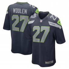 Игровая джерси Tariq Woolen Seattle Seahawks Nike - College Navy