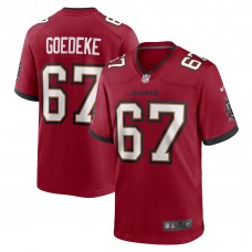 Игровая джерси Luke Goedeke Tampa Bay Buccaneers Nike - Red