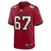 Игровая джерси Luke Goedeke Tampa Bay Buccaneers Nike - Red