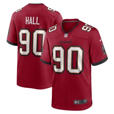 Игровая джерси Logan Hall Tampa Bay Buccaneers Nike - Red