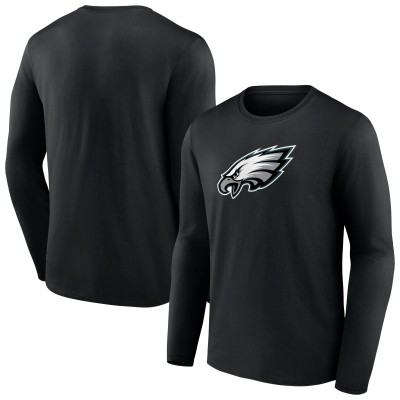 Футболка с длинным рукавом Philadelphia Eagles Primary Team Logo - Black