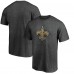 Футболка New Orleans Saints Fanatics Heather Charcoal Primary Logo