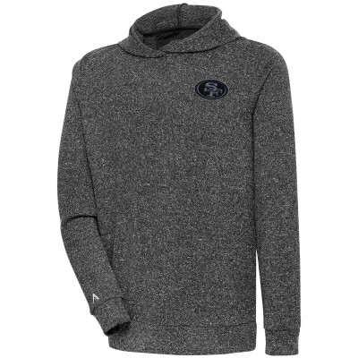 Толстовка San Francisco 49ers Antigua Tonal Logo Absolute - Heather Black