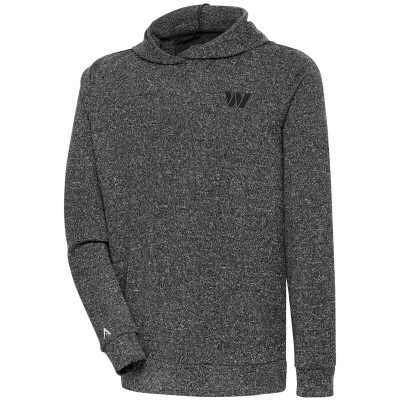 Толстовка Washington Commanders Antigua Tonal Logo Absolute - Heather Black