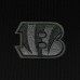 Кофта с длинным рукавом на короткой молнии Cincinnati Bengals Antigua Tonal Logo Generation- Black