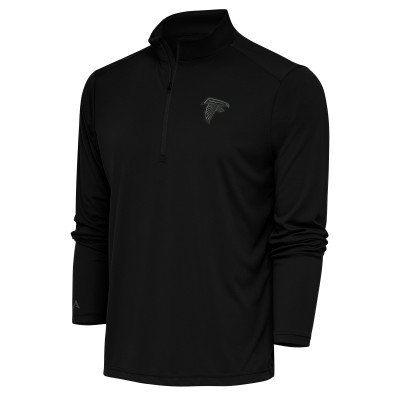 Пуловер Atlanta Falcons Antigua Black Tonal Logo Tribute Top