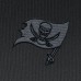 Кофта с длинным рукавом на короткой молнии Tampa Bay Buccaneers Antigua Tonal Logo Tribute- Charcoal