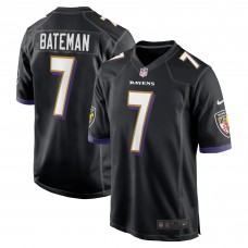 Игровая джерси Rashod Bateman Baltimore Ravens Nike Game Player - Black