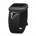 Atlanta Falcons Logo Silicone Apple Watch Band - Black