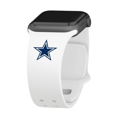 Ремешок для часов Dallas Cowboys Logo Silicone Apple Watch - White