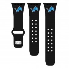 Ремешок для часов Detroit Lions Logo Silicone Apple Watch - Black