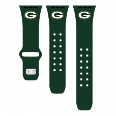 Ремешок для часов Green Bay Packers Logo Silicone Apple Watch - Green