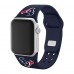 Ремешок для часов Houston Texans Logo Silicone Apple Watch - Navy
