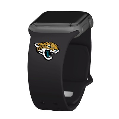 Ремешок для часов Jacksonville Jaguars Logo Silicone Apple Watch - Black