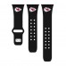 Ремешок для часов Kansas City Chiefs Logo Silicone Apple Watch - Black
