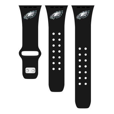 Ремешок для часов Philadelphia Eagles Logo Silicone Apple Watch - Black