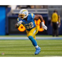 Unsigned Los Angeles Chargers Khalil Mack Fanatics Authentic Rushing Horizontal Photograph