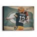 Aaron Rodgers Green Bay Packers Autographed Fanatics Authentic Stretched 20 x 24 Canvas Giclee Print - Designed and Signed by Artist Brian Konnick - Limited Edition of 50