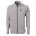 Кофта на молнии Tampa Bay Buccaneers Cutter & Buck Adapt Eco Knit Hybrid Recycled Throwback - Gray