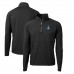 Кофта с длинным рукавом на короткой молнии Detroit Lions Cutter & Buck Adapt Eco Knit Hybrid Recycled Throwback - Black