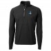 Кофта с длинным рукавом на короткой молнии Detroit Lions Cutter & Buck Adapt Eco Knit Hybrid Recycled Throwback - Black