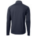 Пуловер Chicago Bears Cutter & Buck Navy Adapt Eco Knit Hybrid Recycled Quarter-Zip Throwback Top