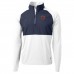 Кофта с длинным рукавом на короткой молнии Chicago Bears Cutter & Buck Adapt Eco Knit Hybrid Recycled Throwback - White/Navy