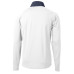 Пуловер Chicago Bears Cutter & Buck White/Navy Adapt Eco Knit Hybrid Recycled Quarter-Zip Throwback Top