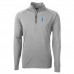 Кофта с длинным рукавом на короткой молнии Detroit Lions Cutter & Buck Adapt Eco Knit Stretch Recycled Throwback - Gray