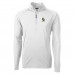 Green Bay Packers Cutter & Buck White Adapt Eco Knit Stretch Recycled Quarter-Zip Throwback Pullover Top