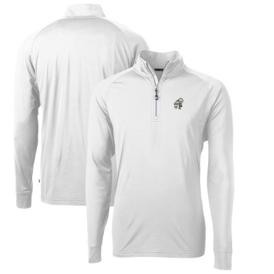 Кофта на короткой молнии New Orleans Saints Cutter & Buck Adapt Eco Knit Stretch Recycled Throwback - White