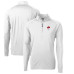 Пуловер Buffalo Bills Cutter & Buck White Adapt Eco Knit Stretch Recycled Quarter-Zip Throwback Top Пуловер Buffalo Bills Cutter & Buck White Adapt Eco Knit Stretch Recycled Quarter-Zip Throwback Top