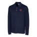 Поло с длинным рукавом Chicago Bears Cutter & Buck Advantage Tri-Blend - Navy