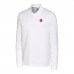 Поло Tampa Bay Buccaneers Cutter & Buck Advantage Tri-Blend Pique Long Sleeve Throwback - White